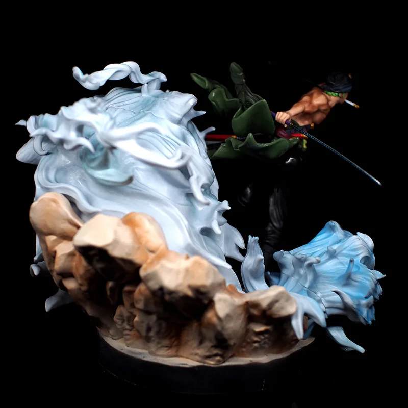 Аниме One Piece Roronoa Zoro Gokutora охотничий Ver. GK ПВХ Фигурка Статуя Коллекционная модель
