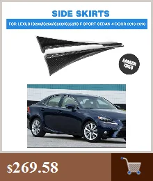 Для Lexus IS F седан IS200t IS250 IS300 IS350 2013- стайлинга автомобилей задний багажник спойлер крыло багажника для губ углеродного волокна/FRP