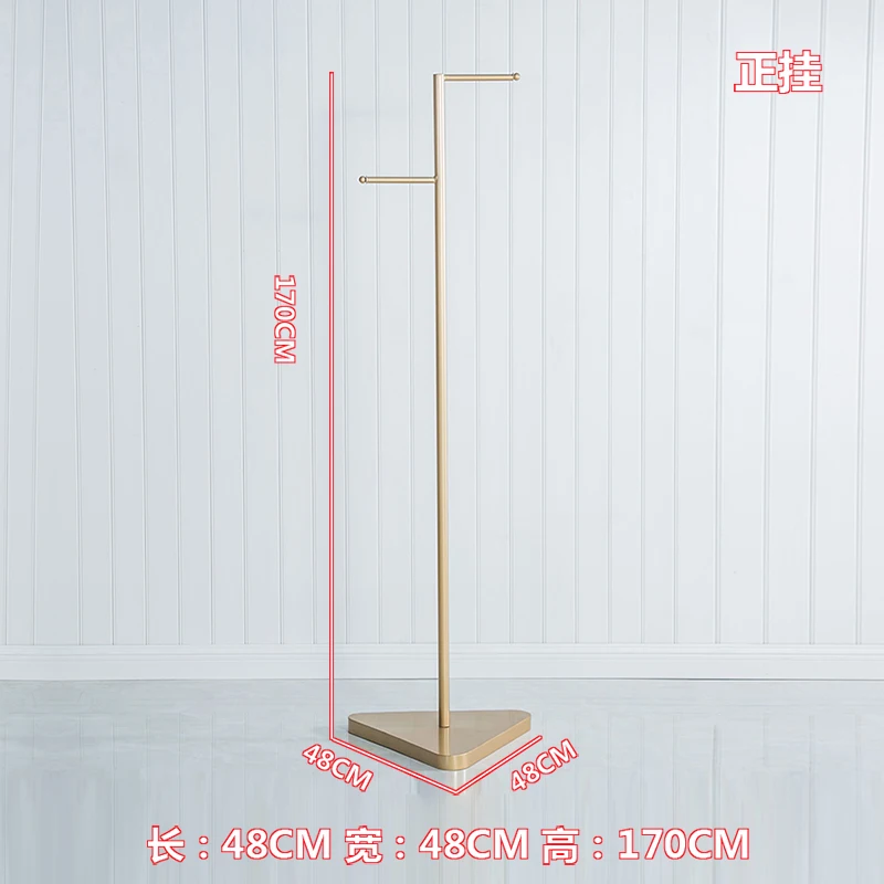 Простая металлическая стойка для одежды полки хранения прихожей/магазина