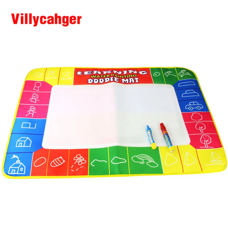 74x49cm Magic Water Doodle Mat with 2 Pen Colorful Reusable Kids Painting Board Play Educational Learning Toys | Игрушки и хобби