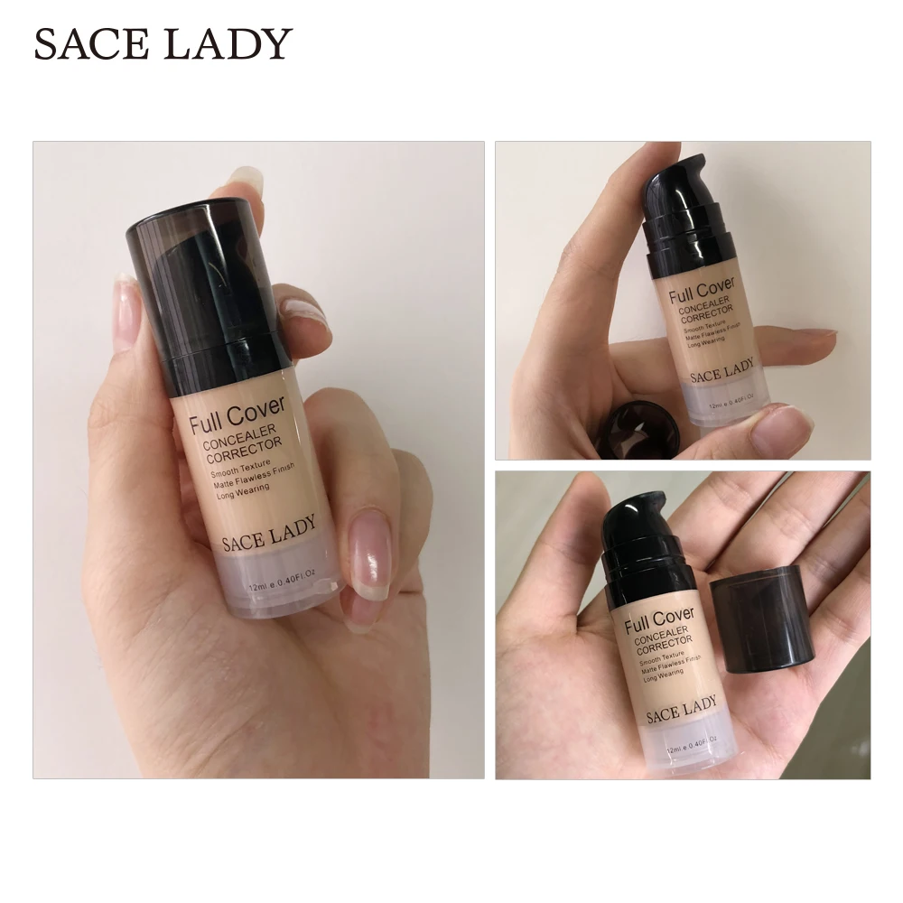 Sace Lady крем-консилер для лица комбинированный жидкий консилер натуральный контроль масла полное покрытие макияж