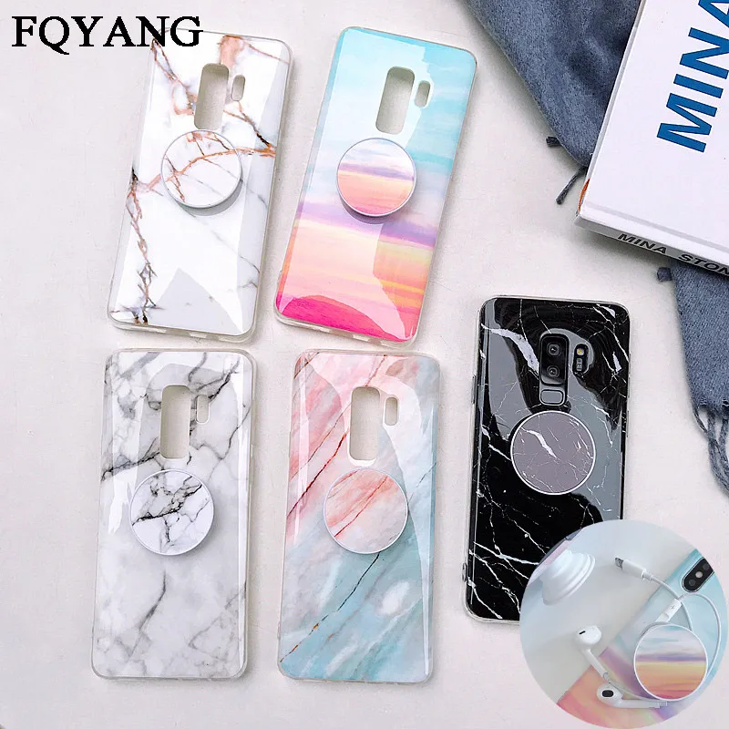 FQYANG Cute Spoof Cartoon Unicorn For HUAWEI P8LITE Dynamic Liquid Quicksand Phone Case For Samsung S4 5 6 7 8 Plus A7 A5 J7 J5
