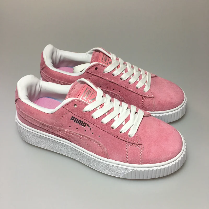2018 Оригинал PUMA FENTY замши с тиснением Creeper Для женщин первого поколения Rihanna