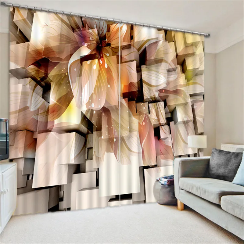 

Luxury 3D Curtains Drapes for Living Room Office Hotel Home Wall Tapestry Can be Customed