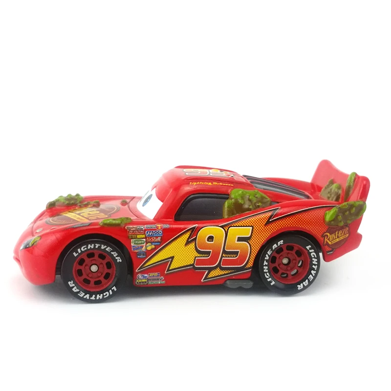 Disney Pixar Автомобили № 95 кактус Молния Маккуин металла литая Игрушка автомобилей