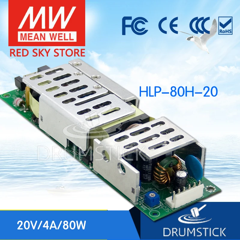 Meanwell HLP-80H-20 20V 4A meanwell HLP-80H 80W одиночный выход индикатор питания драйвера |
