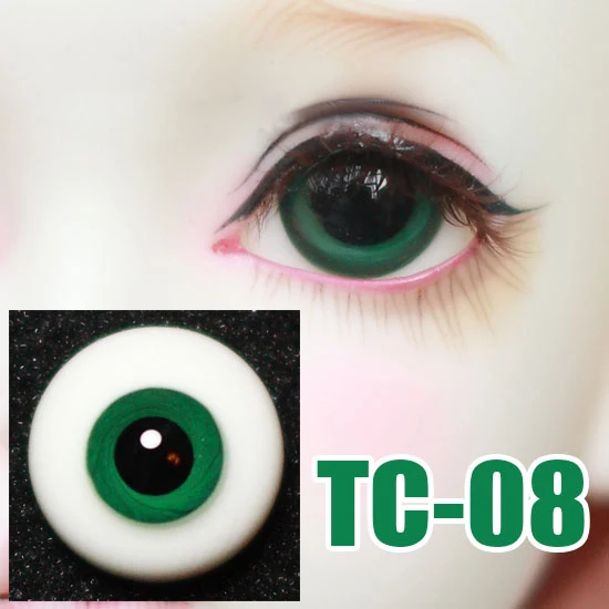 Кукольные глаза черный глаз нет полос темно-зеленые для 1/3 1/4 1/6 BJD SD DD