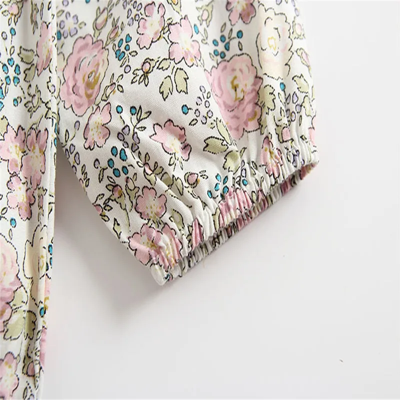 2018 Новая мода новорожденных для маленьких мальчиков девочек цветочные ползунки