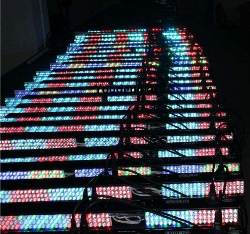 24 шт. линейные светодиодные стены украшения мыть бар освещения RGB indoor wall washer с