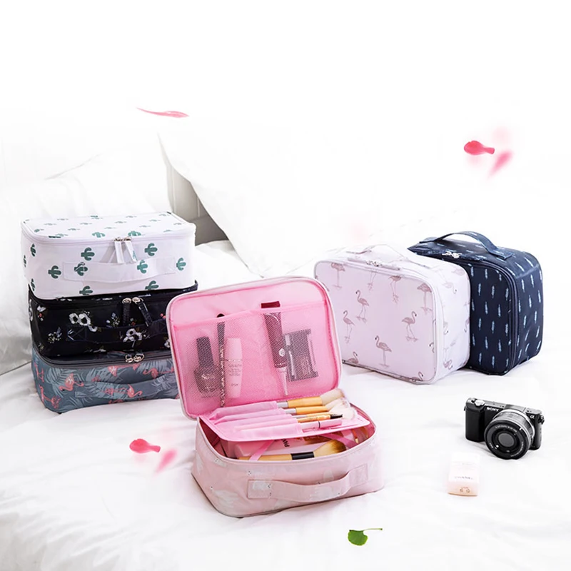 LDAJMW Для женщин и мужчин Водонепроницаемый Оксфорд Макияж сумка косметичка для