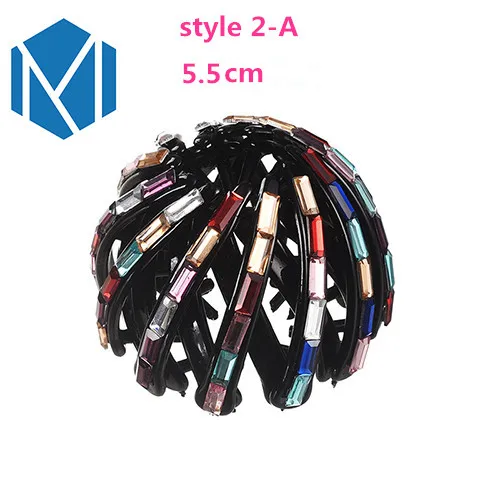 style 2-A M MISM жемчужные стразы, цветные бутоны для волос, заколки для волос, заколки для волос, аксессуары и клипсы для волос для женщин и девушек, ободок - Цвет: style 2-A