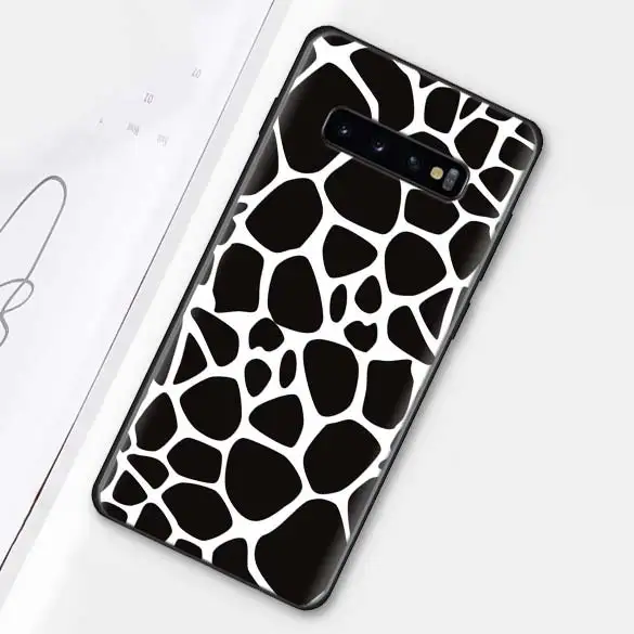 Черный ТПУ мягкий чехол с леопардовым принтом для samsung Galaxy S10e S10 S8 S9 Plus S7 A40 A50 A70 Note 8 9 силиконовый чехол для телефона - Цвет: 015