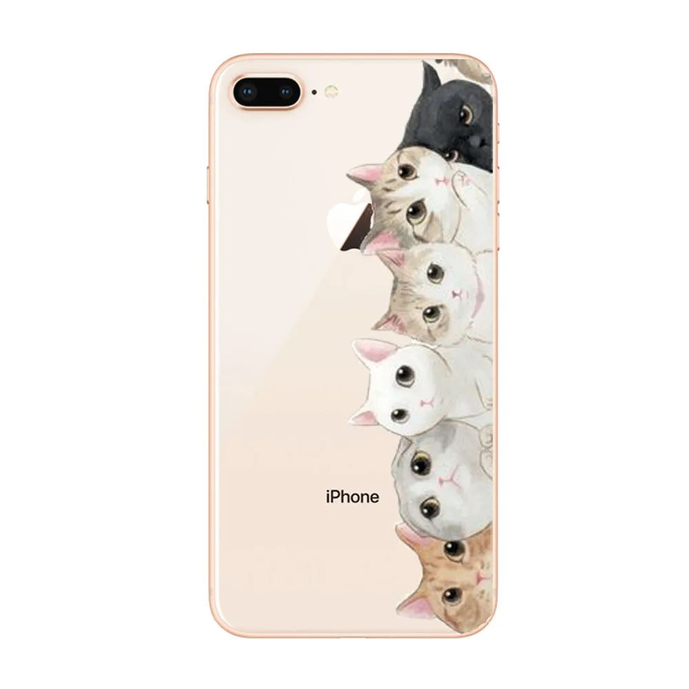 Эксцентричные открытые Чехлы seracase для iphone X 6 6S 7 8 6plus 7plus plus мягкий силиконовый
