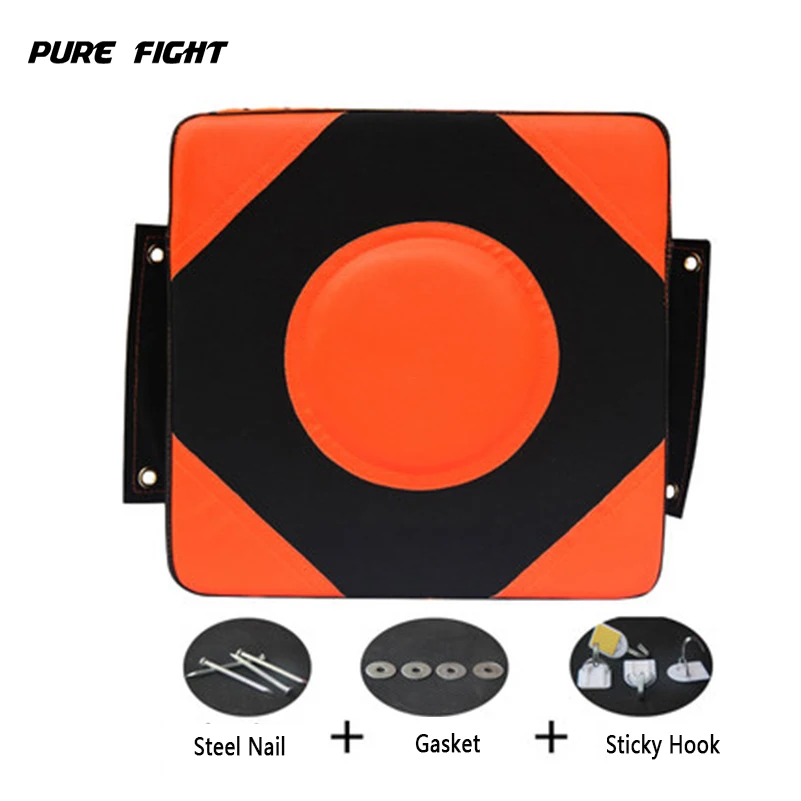 40*40*10cm High Quality Boxing Target Durable PU Punching Pads MMA Kick Muay Thai Square Wall TKD Martial Arts Punch Pad | Спорт и