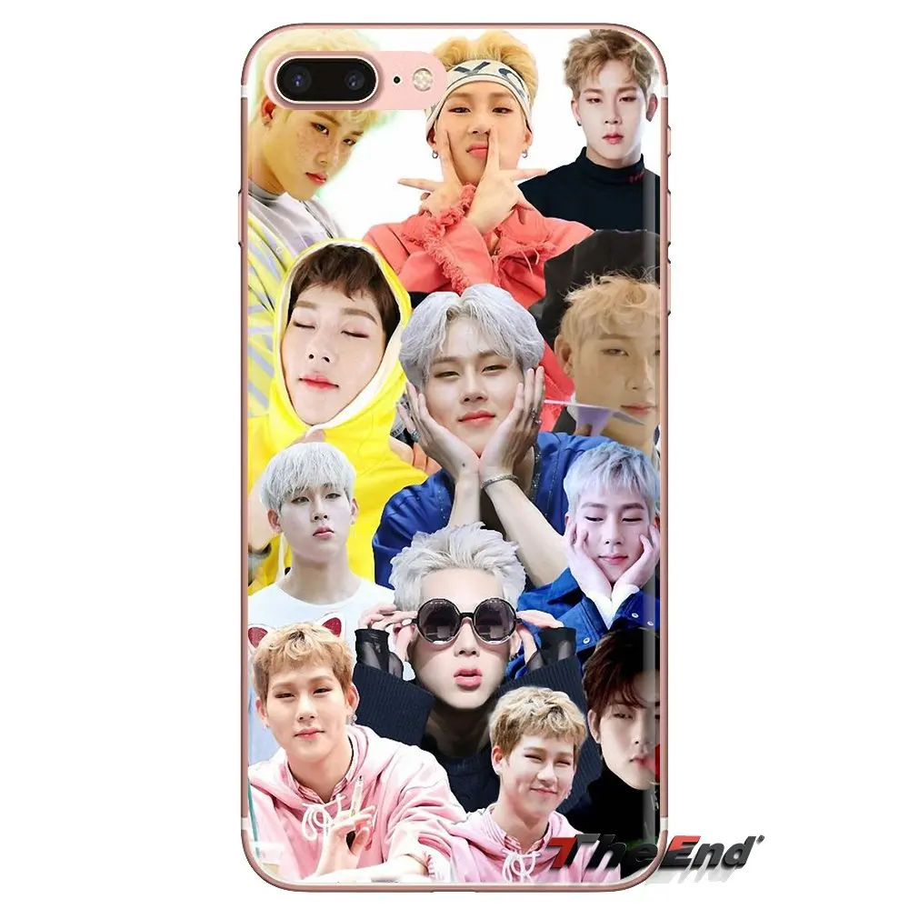 Monsta X KPOP Boy Group прозрачные мягкие чехлы для Xiaomi Redmi 4A S2 Note 3 3S 4 4X 5 Plus 6 7 6A Pro Pocophone F1 |