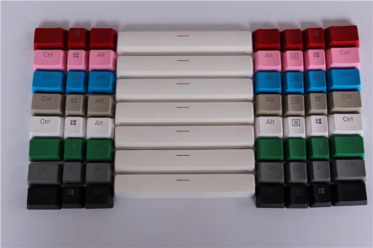 8 клавиш утолщенные PBT 6 X пустые пробел ключ transmicidus подсветка добавки Keycaps для Razer