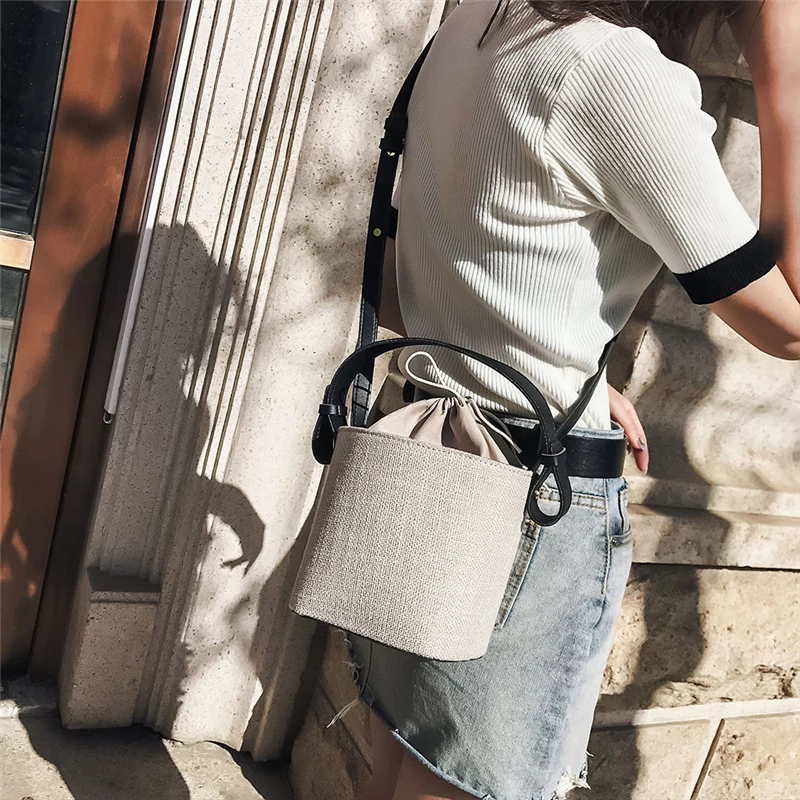 Сумка женская модная винтажная Пляжная соломенная сумка мессенджер для женщин BB4