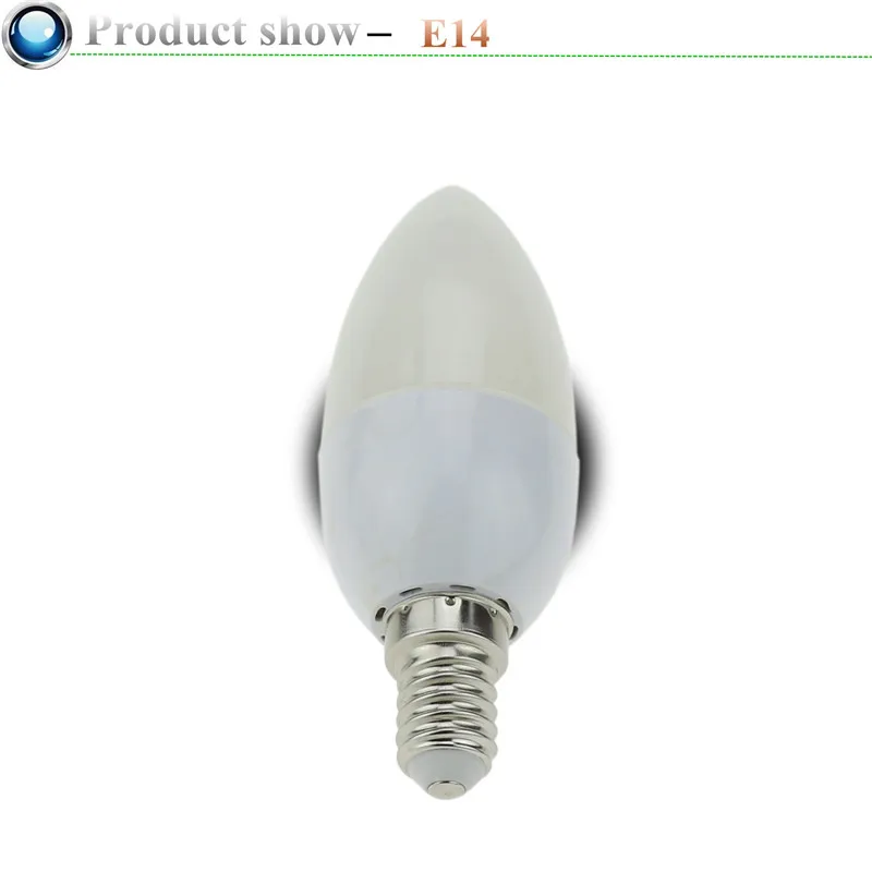 1X5W 7W светодиодная свеча лампа E14 E27 220V энергосберегающий прожектор