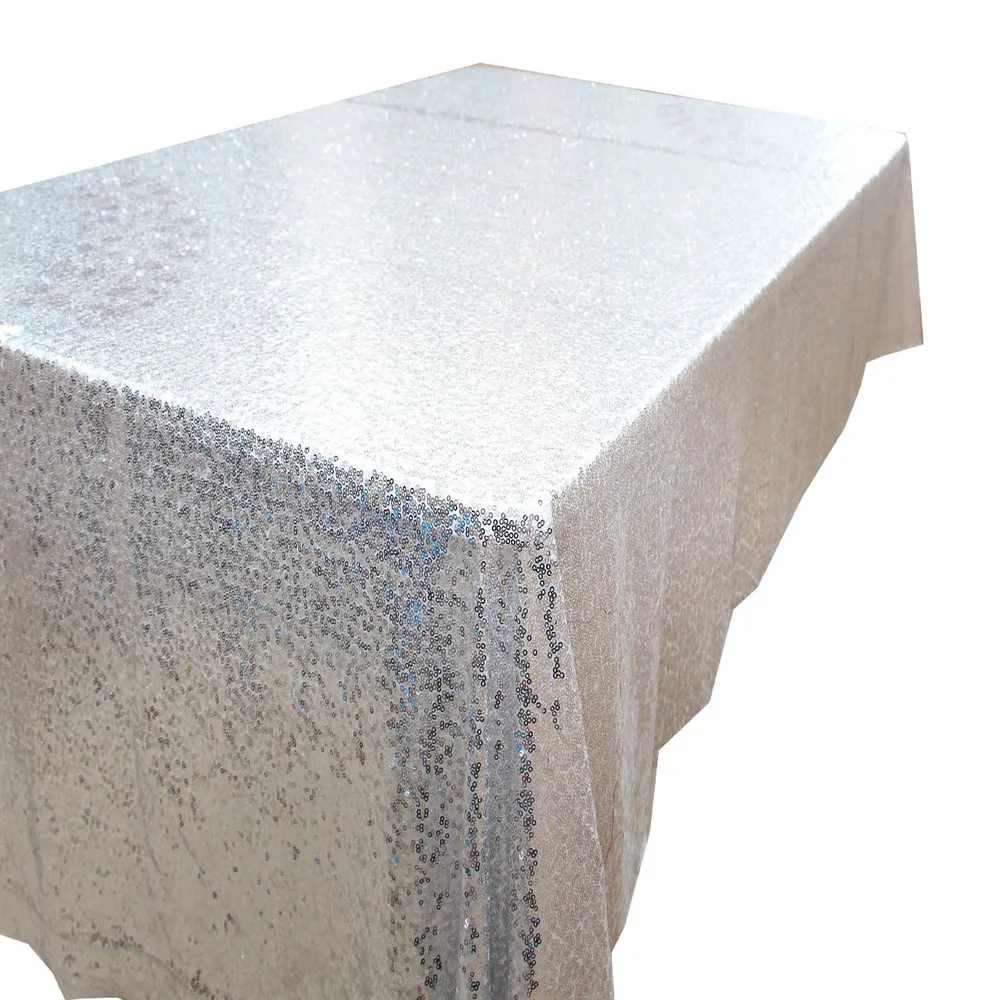 Скатерти розовое золото Блестящие покрытие стола для свадьбы/вечерние/для