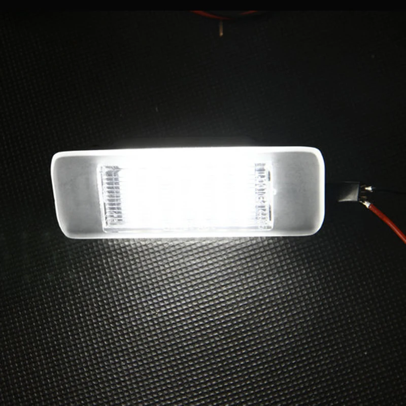 2x Белый светодиодный модуль освещения номерного знака 18 SMD для Opel Vauxhall Astra J Sports