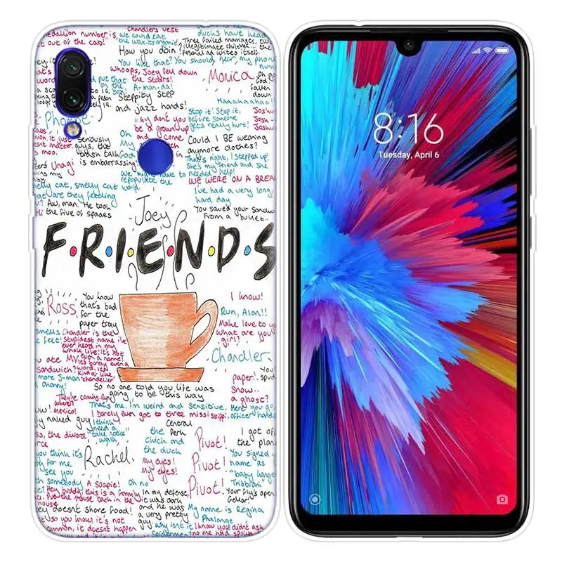 03 Чехол для ТВ Шоу друзья вместе для Xiao mi Red mi Note 7 7S K20 Y3 GO S2 6 6A 7A 5 Pro mi Play 9T A1 A2 8 Lite Poco F1 - Цвет: 03