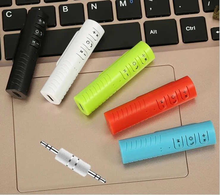 3.5mm Jack Clip-on Wireless Bluetooth Receiver Mini Car kit Audio Music adapter with Mic for Headphone Speaker | Электроника