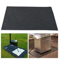 outdoor camping mats gas grill barbecue bbq floor mat anti oil polyester mat for camping cooking