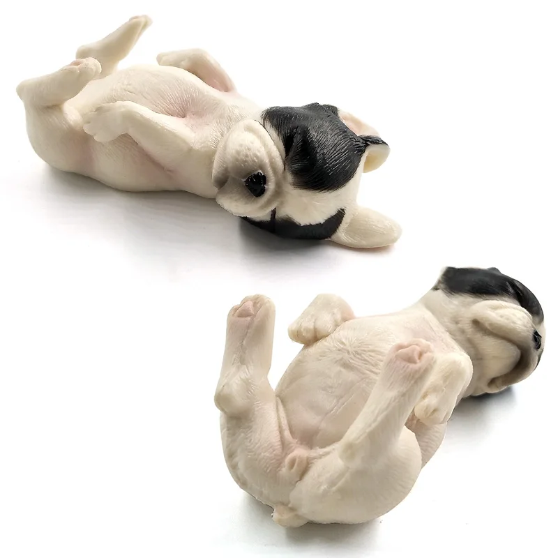 Моделирование маленькой собаки щенка модель животного Статуэтка домашний декор