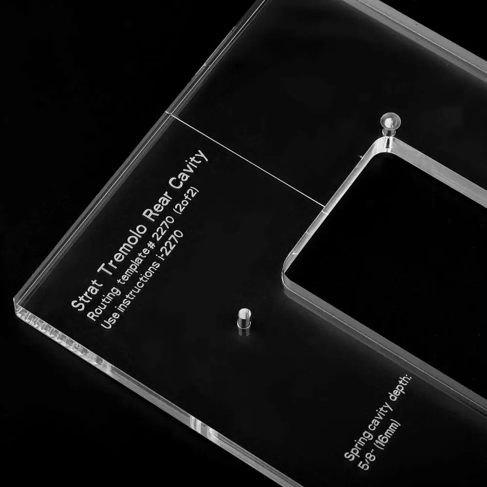 Musiclily Pro CNC Точные акриловые шаблоны для моста тремоло набор традиционной гитары