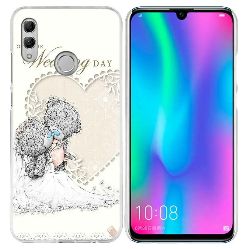 08 Teddy Me To You Bear чехол для huawei Honor 8X Y9 9 10 Lite Play 7C 8C 8S 8A фотоаппаратов моментальной печати 7S 7A Pro V20 20i Y6 Y7 Y5 жесткий чехол из ПК для телефона - Цвет: 08