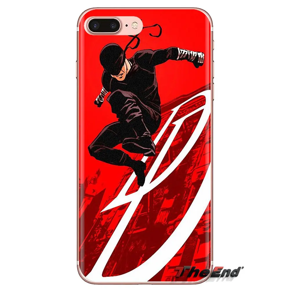 Мягкий чехол Red Daredevil Marvel Avengers Comics для HTC One U11 U12 X9 M7 M8 A9 M10 E9 Plus Desire 630 530 626 628 816 820 830 |