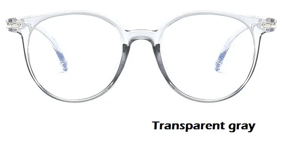 2 Fashion Women Glasses Frame Men Eyeglasses Frame Vintage Round Clear Lens Glasses Optical Spectacle Frame - Цвет оправы: 2