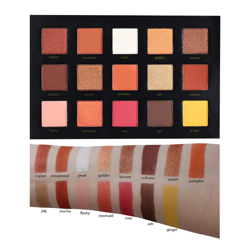 15 цветов составляют Косметика Shimmer Matte Eye Shadow Palette Pro Тени для век| |