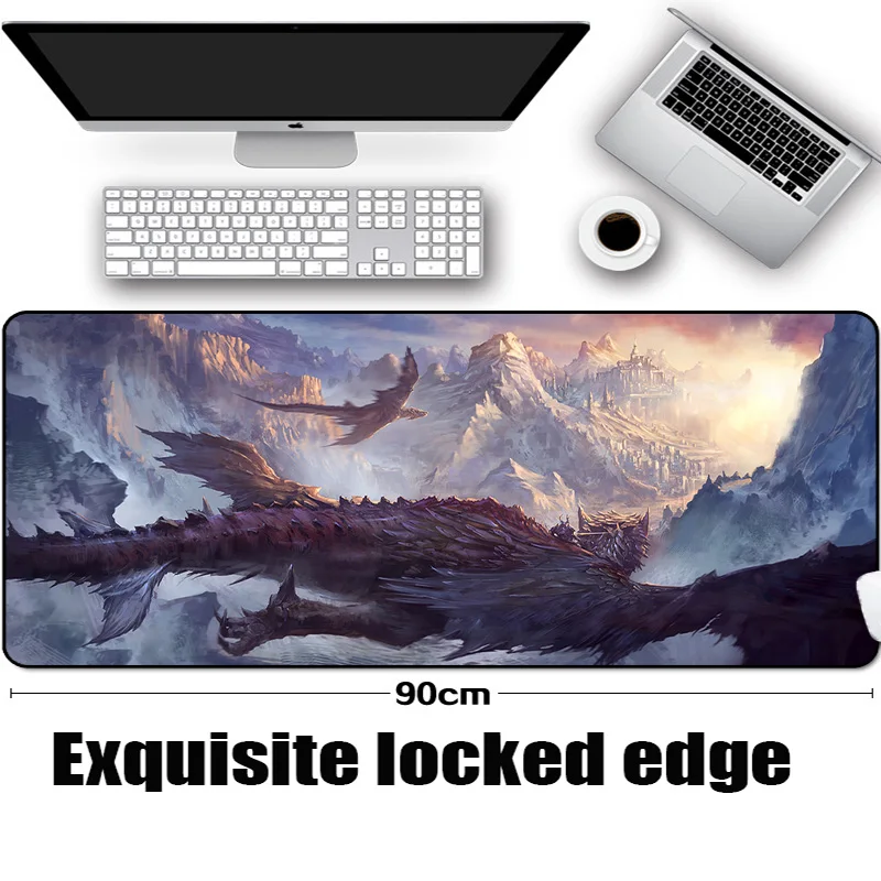 

Mairuige The Big Size Mousepad 400x900MM and 400x800MM or More Choice Dragon Pattern Mouse Pad Creative Pc Computer Table Mats