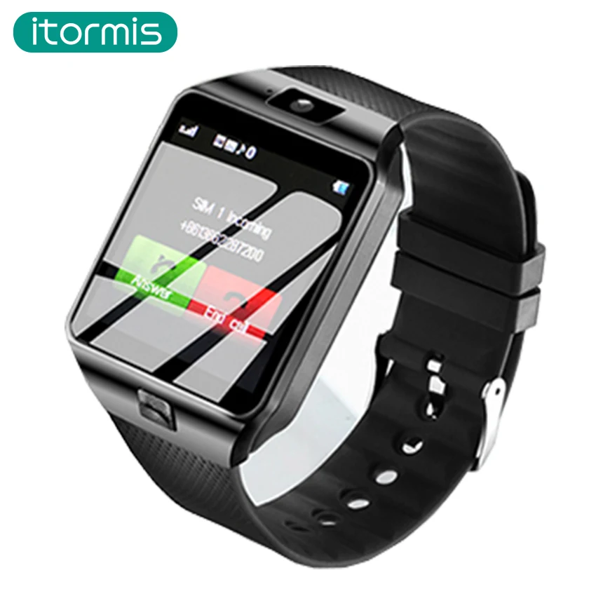 Itormis Bluetooth Смарт часы телефон Smartwatch с Шагомер сенсорный экран камера Поддержка TF