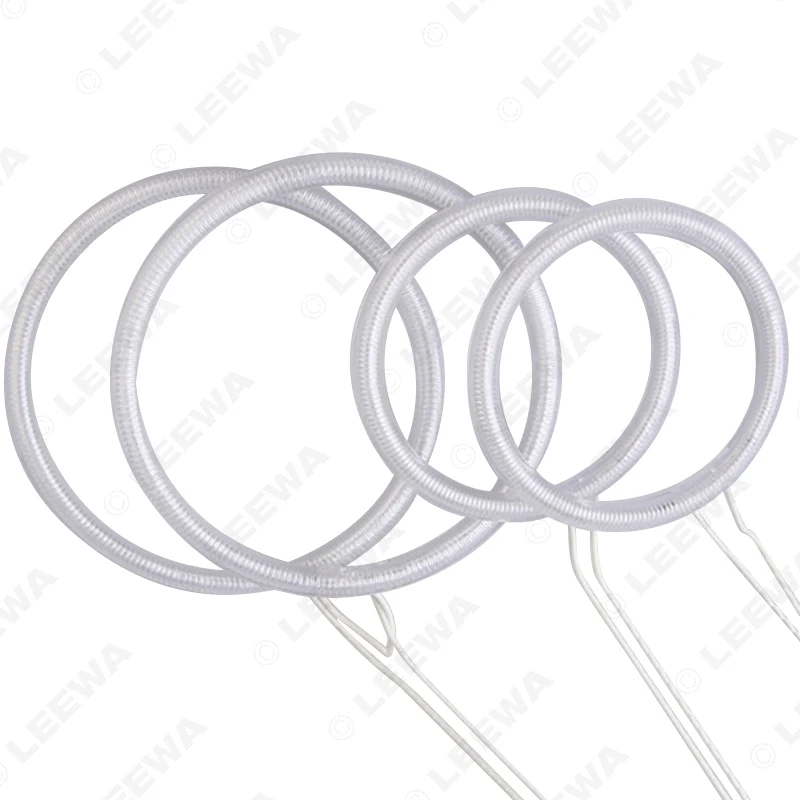 LEEWA 2X105MM 2X115MM автомобильный головной светильник CCFL с ангельскими глазами набор