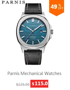 PARNIS механические часы, мужские часы с ручным заводом, классические часы, мужские часы mannen,, роскошные брендовые наручные часы