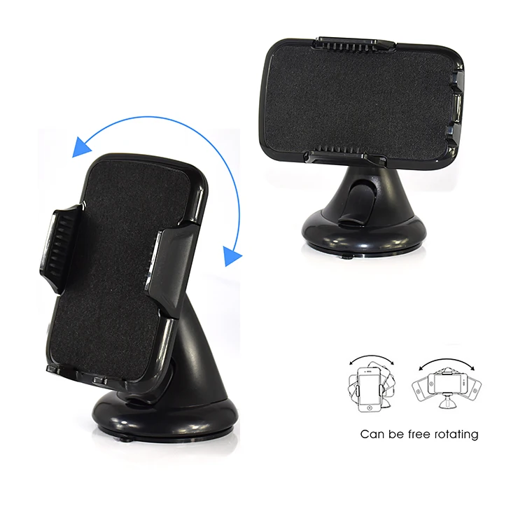 Вращающийся на 360 градусов Автомобильный держатель для телефона присоске