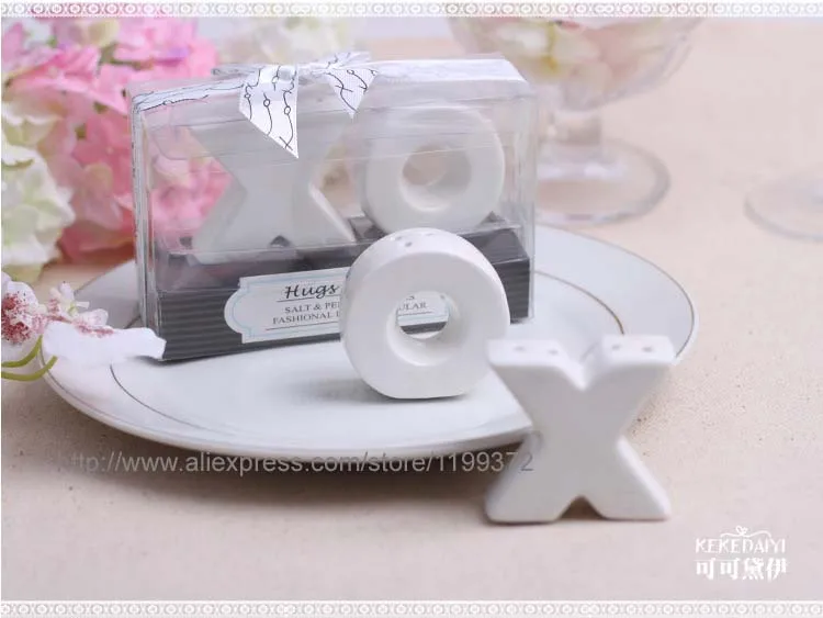 Шейкер для соли и перца XO 50 комплектов обнимания свадебной вечеринки в подарок