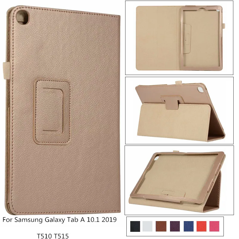Чехол портмоне в 2 раза чехол для Samsung Galaxy Tab A 10 1 2019 T510 T515 Стенд кожаный из