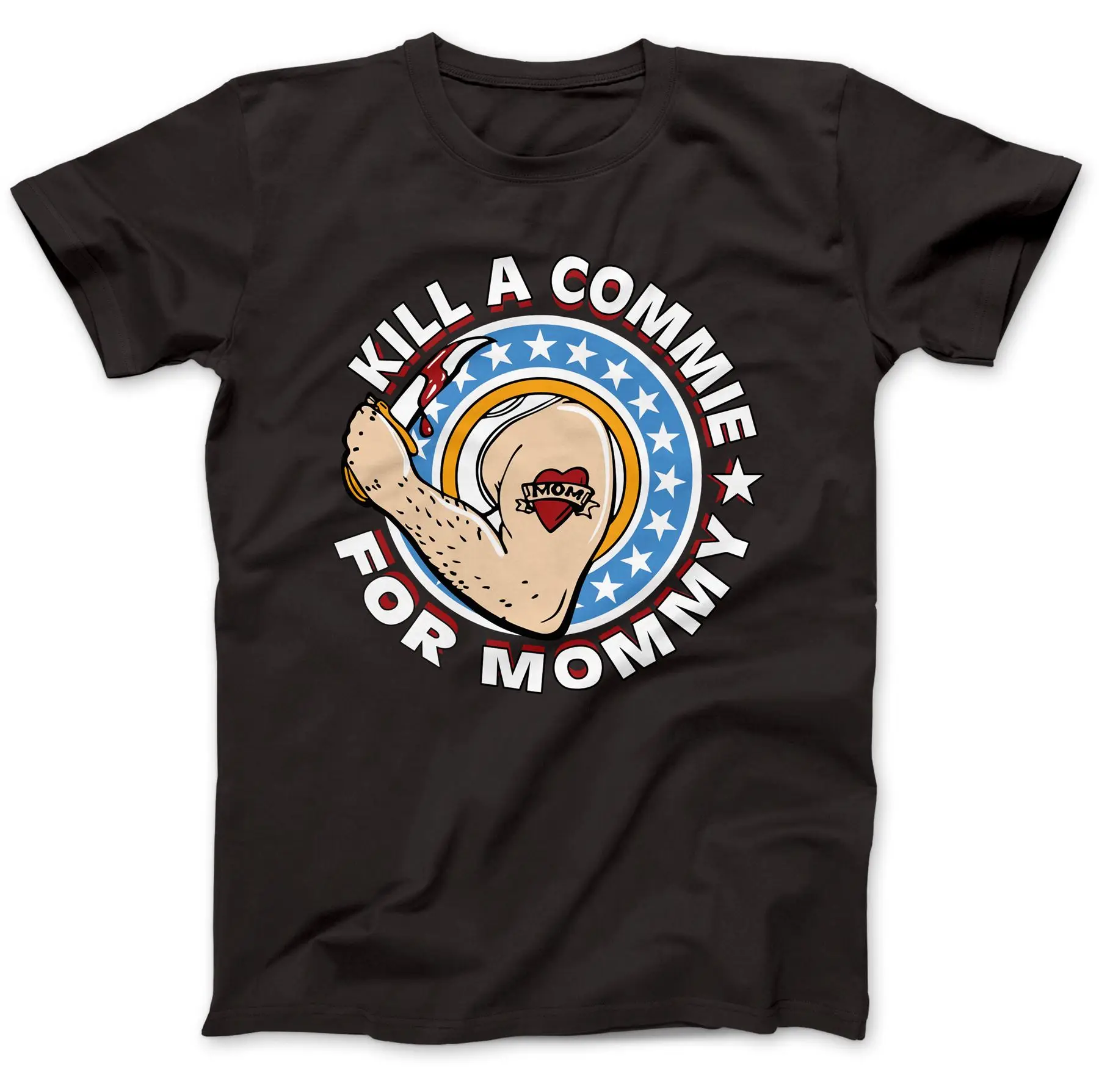 Футболка Kill A Commie как на футболке Джонни 100% хлопок премиум класса Ramone панк крутая