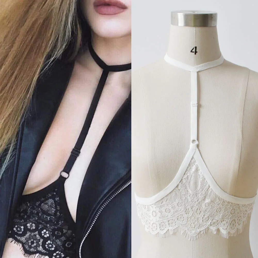 Кружевной топ, кружевной топ, топы, dentelle, нижнее белье, feminina, сексуальный женский кружевной бюстгальтер с лямкой через шею, эластичный бюстгальтер, бюстье с ремешками, сексуальный женский бюстгальтер