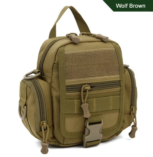 Мужская Уличная военная сумка-мессенджер США Advance Defense Ultra light Molle тактическая сумка Спортивная дорожная походная мужская сумка-мессенджер - Цвет: Wolf Brown