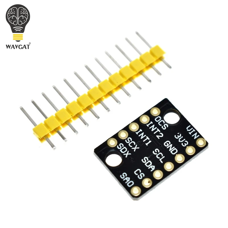 WAVGAT LSM6DS3 акселерометр гироскоп Встроенный цифровой Температура Сенсор модуль SPI интерфейс межсоединений интегральных схем I2C Интерфейс модуль 8kb буфер FIFO 5V