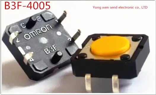 Новый OMRON B3F-4005 B3F4005 2.55N микро свет сенсорный переключатель кнопки DIP4 |
