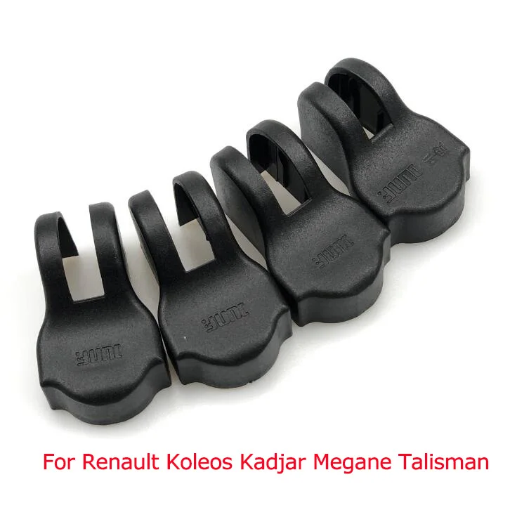 Code101 black 4pcs Автомобиль Стайлинг Аксессуары контрольный рычаг двери замок Защитная крышка для Renault Captur Koleos Kadjar Megane Talisman Clio Twingo Kwid - Цвет: Code101 black 4pcs