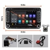 With 12 LED Camera Hikity Автомобильный мультимедийный плеер Android 7,1 gps 2 Din Авто Радио для Volkswagen/Passat/POLO/GOLF/Skoda/Seat/Leon радио Wifi - Цвет: With 12 LED Camera