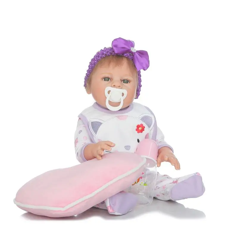 Bebe Super Cool 50 см около всего силикона Bebes Reborn Bonecas игровые Игрушки для младенцев