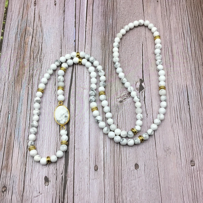 

Howlite 6 , , Mala, Howlite 72