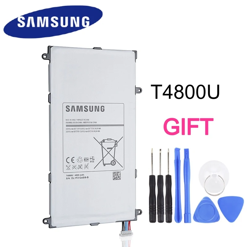 T4800U Samsung Original Battery T4800E For Galaxy Tab Pro 8.4 in SM-T321 T325 T320 T321 Tablet PC 4800mAh+Tools | Мобильные телефоны